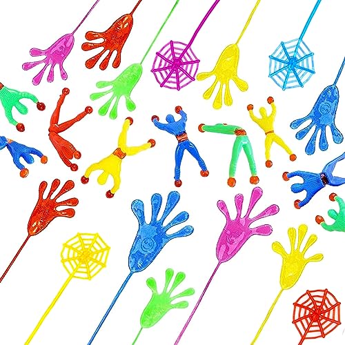 BASTOUR Klebrige Hände Spielzeug, Bunte Klatschhand für Kinder, Fenster Crawler Männer, Fensterkletterer Ninja, Mehrfarbig Klebrige Wand Kletterer, Farbe klebrige Hände, Spielzeug dehnbar Handflächen BASTOUR Klebrige Hände Spielzeug, Bunte Klatschhand für Kinder, Fenster Crawler Männer, Fensterkletterer Ninja, Mehrfarbig Klebrige Wand Kletterer, Farbe klebrige Hände, Spielzeug dehnbar Handflächen von BASTOUR