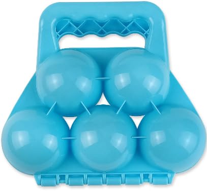 BASTOUR Schneeball Clip, Schneeball Former, Schneeball Maker, Schneeballzange, Schneeballzange und Schneeformen, Sandball Clip, Winter Schneeball Form Spielzeug Schneeballpresse für Kinder (Blau) von BASTOUR