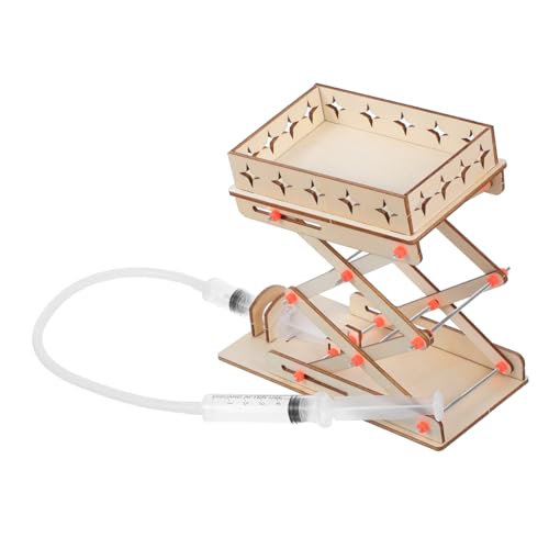 BATHVEVE DIY Hydraulisches Laborheber aus Holz Verstellbarer Hebetisch für Wissenschaftliches Experimentier und Lernset Kreativität und Technikverständnis BATHVEVE DIY Hydraulisches Laborheber aus Holz Verstellbarer Hebetisch für Wissenschaftliches Experimentier und Lernset Kreativität und Technikverständnis von BATHVEVE