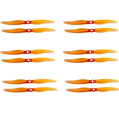 BATIVFLUG Werkzeuge kompatibel mit LR5126-2 5,1 x 2,6 2-Blatt-PC-Propeller für RC FPV Racing 12,7 cm für Mini-Drohnen mit großer Reichweite, Ersatz-Teile (6 Paar Whisky) von BATIVFLUG