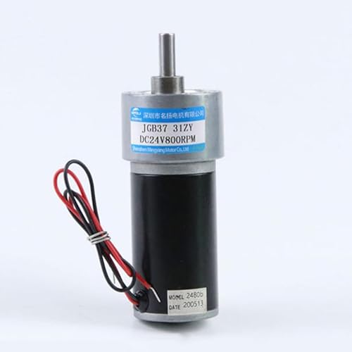 Werkzeuge kompatibel mit 12V/24V 37mm DC Getriebemotor JGB37-31ZY Einstellbare Geschwindigkeit Can Cw Ccw Hohes Drehmoment Micro Elektromotor(12V Motorand Halterung,421RPM) von BATIVFLUG