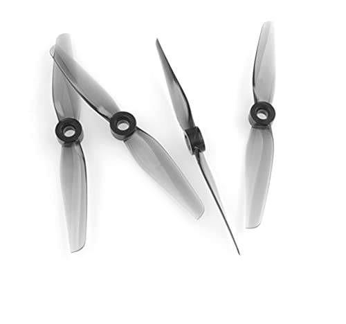 Werkzeuge kompatibel mit 2 Paar grau 2-Blade 4 Zoll FPV Propeller Racing Freestyle M5 Schaftloch 4025 Langlebiges Paddel für Drohne Ersatz Modell Teil Drohne Propeller Zubehör von BATIVFLUG