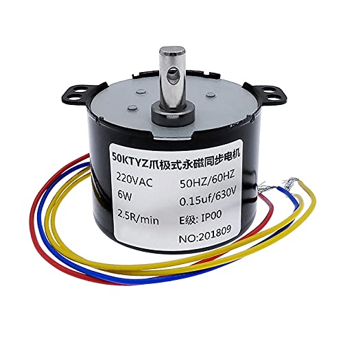 Werkzeuge kompatibel mit 50KTYZ Permanentmagnet-Synchronmotor AC 220V Drehzahlminderungsmotoren steuerbare positive und negative Inversion 6W(10rpm) von BATIVFLUG