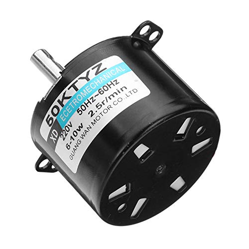 Werkzeuge kompatibel mit 50KTYZ Permanentmagnet Synchronmotor AC 220V Micro Geschwindigkeitsreduzierungsmotor Motoren regelbare positive und negative Inversion 6W von BATIVFLUG