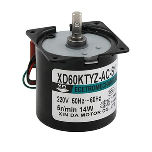 Werkzeuge kompatibel mit AC 60KTYZ Synchrone Micro Elektromotor Elektromotor 220V 110V 14W Permanentmagnet Getriebe Vorwärts- und Rückwärtsmotor(110V10rpm) von BATIVFLUG