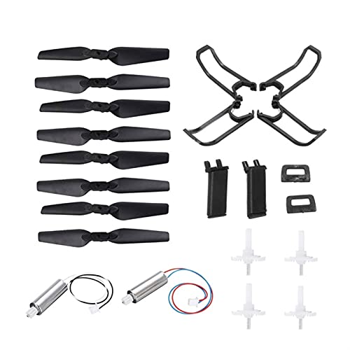 Werkzeuge kompatibel mit E58 S168 JY019 RC Drohne Quadcopter Ersatzteile Crash Pack Kits Propeller Blade Set mit Clip Motor Getriebe Requisiten Guard Teile Drohne Propeller Zubehör von BATIVFLUG