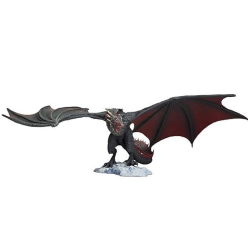 1 Stück Spiele Throne Drache schwarz Figur Anime Spielzeug Kollektion Modell Dekoration Sammlerstücke Statue von BATTERUI