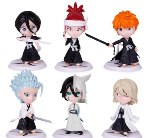 6 Figuren aus der Spielzeug-Sammlung Bleachs Kurosaki Ichigo von BATTERUI