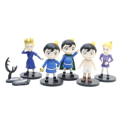 6 Stück Anime Figuren Kings Bojjis, Sammelmodell, PVC-Figuren, Desktop-Ornamente, Sammelmodell für Fans von BATTERUI