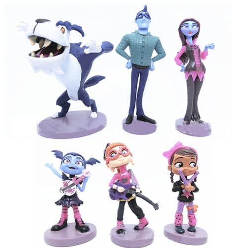 6 Stück Anime Figuren Vampire Girl – Modellkollektion für Anime-Fans von BATTERUI