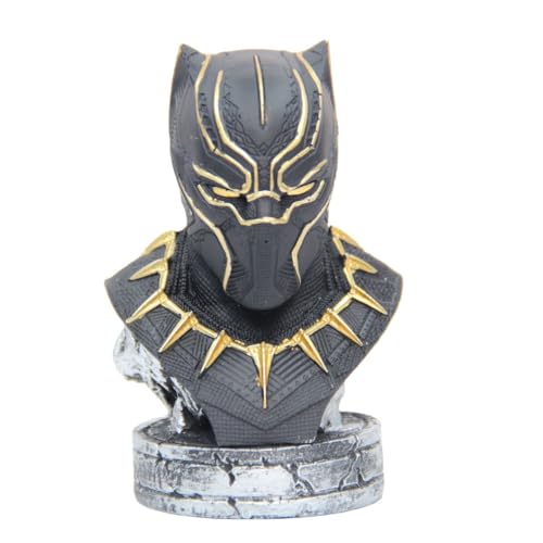 BATTERUI 1 Stück Büste Blacks Panthers Anime Figur Spielzeug Kollektion Modell Dekoration Sammlerstücke Statue von BATTERUI