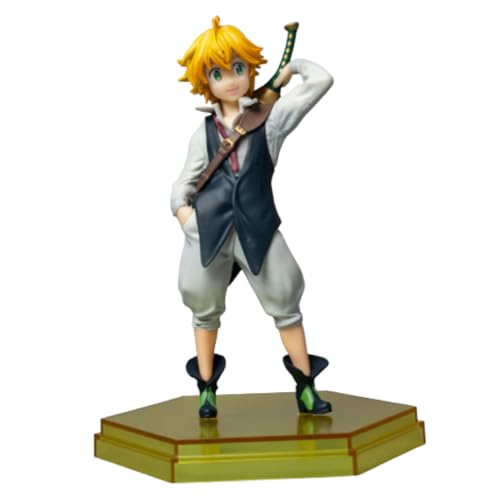 BATTERUI 1 Stück Sevens Deadlys Sins Urteil des Zorns Meliodas Anime Figur Spielzeug Kollektion Modell Dekoration Sammlerstücke Statue von BATTERUI