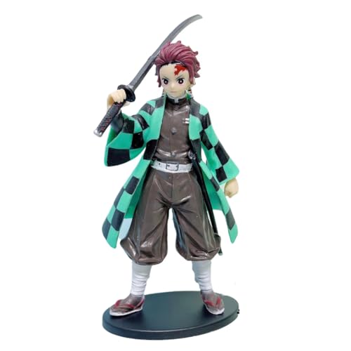 BATTERUI 1 x Demons Slayers Kamado Tanjirou Anime Figure Toy Collection Modell Dekoration Sammlerstücke Statue von BATTERUI