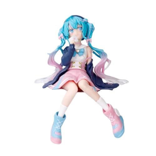 BATTERUI 1 x Hatsunes Mikus Mädchen Anime Figur Spielzeug Kollektion Modell Dekoration Sammlerstücke Statue von BATTERUI