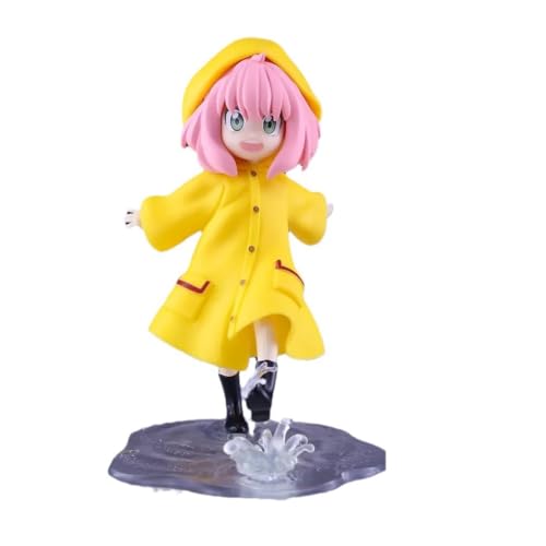 BATTERUI 1 x Spys Familys Anya Forger mit Raincoat, Anime, Spielzeug, Kollektion, Modell, Dekoration, Sammlerstücke, Statue von BATTERUI