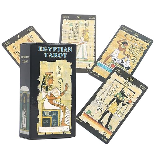 BATTERUI Ägyptische Tarot-Familien-Kartenspiele Tarot-Deck-Karten von BATTERUI