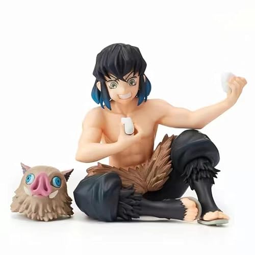 BATTERUI Anime Figur Demons Slayers Hashibiras Inosuke, Sammelspielzeug, Statuenmodell, Spielzeug, PVC-Figuren, Desktop-Ornamente, Fans, Sammelmodell von BATTERUI