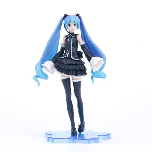 BATTERUI Anime-Figur Hatsunes Miku mit blauen Haaren, Sammlerstück, Dekorationsmodell, Sammlerstücke von BATTERUI