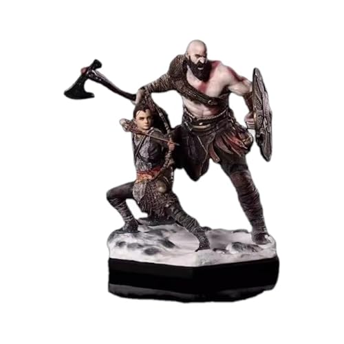 BATTERUI Anime Gods of Wars Kratos Figur, Sammelspielzeug, Statuenmodell, Spielzeug, PVC-Figuren, Desktop-Ornamente, Fans, Sammelmodell von BATTERUI