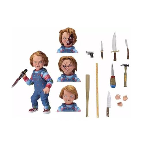 BATTERUI Chucky's Anime Figur für Kinder, Sammelspielzeug, Statuenmodell, Spielzeug, PVC-Figuren, Desktop-Ornamente, Fans, Sammelmodell von BATTERUI