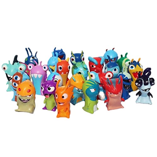 BATTERUI Elf Slugterra Cartoon-Figuren, 24-teilig, Spielzeugkollektion, Modelle für Anime-Fans von BATTERUI