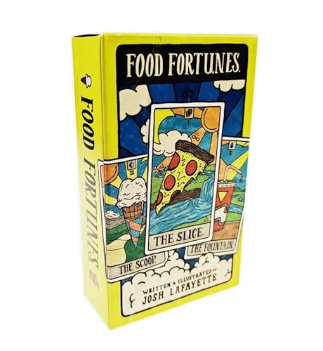 BATTERUI Food Fortunes Taort Family Card Games Tarot Deck Cards von BATTERUI