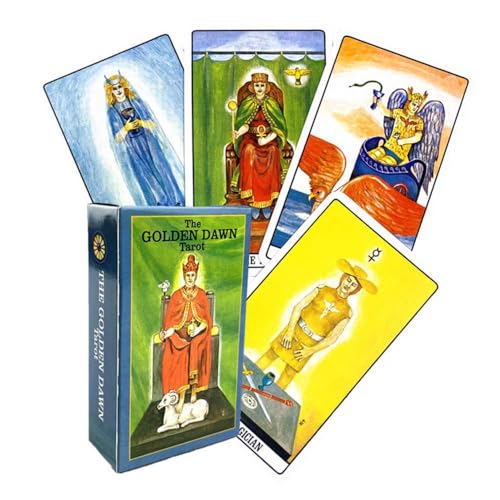 BATTERUI Golden Dawn Tarot-Deck Familienkartenspiele Tarotdeck-Karten von BATTERUI