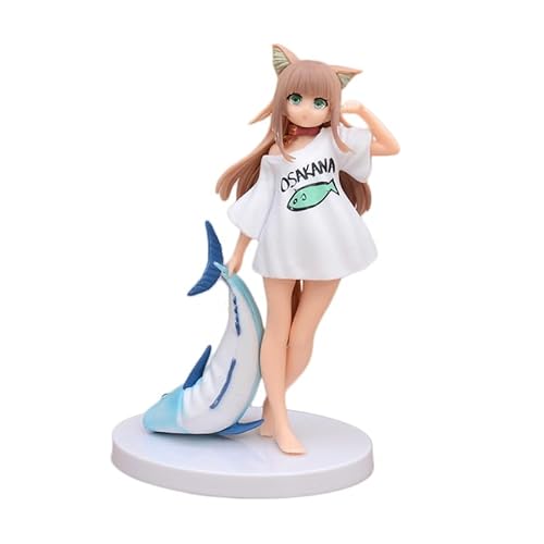 BATTERUI Nekomusumes Anime-Figur, Sammelspielzeug, Statuenmodell, Spielzeug, PVC-Figuren, Desktop-Ornamente, Fans, Sammelmodell von BATTERUI