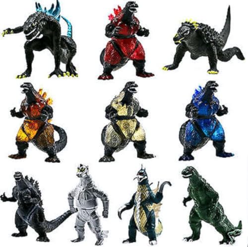 BATTERUI Set mit 10 Figuren Godzilass Monster Toy Doll Collection Anime von BATTERUI