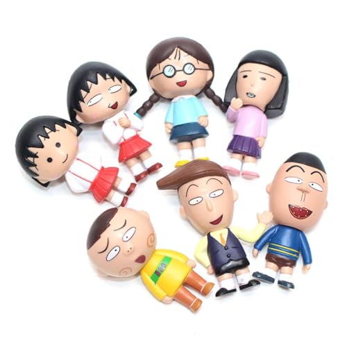 BATTERUI Set mit 7 Figuren Chibi Marukochan Toy Doll Collection Anime von BATTERUI