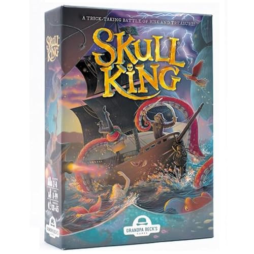 BATTERUI Skull King The Ultimate Pirate Trick Family Card Games Tarot Deck Cards von BATTERUI