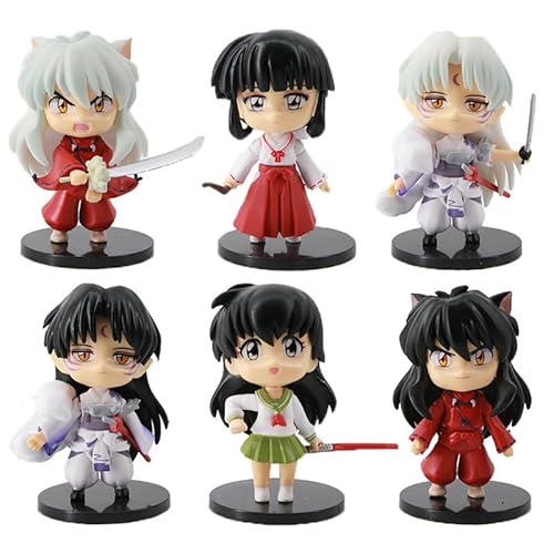 Inuyasha Anime-Figuren, Sammlermodell, Spielzeug, PVC-Figuren, Desktop-Ornamente, Fans, Sammlermodell von BATTERUI