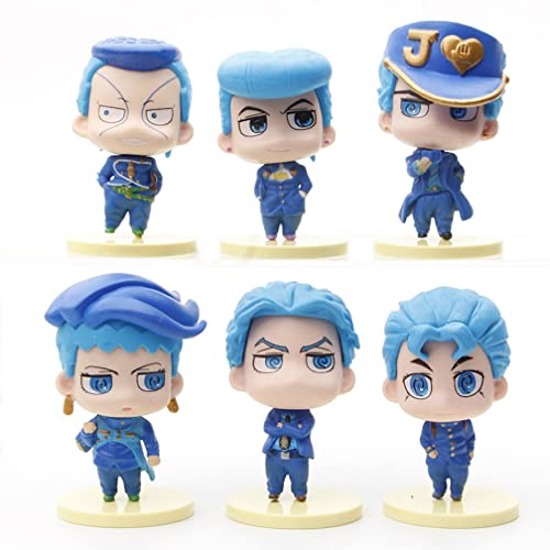 JoJo's Bizarre Adventure Anime-Figuren, Sammelspielzeug, Sammlermodelle für Anime-Fans, 6 Stück von BATTERUI