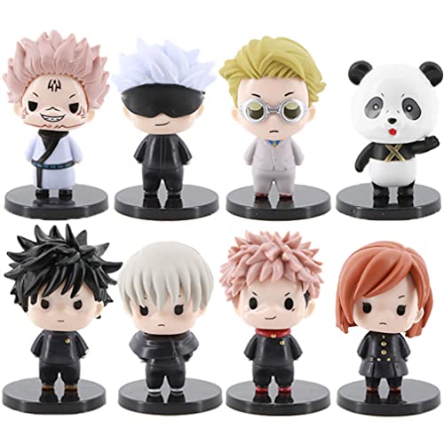 Jujutsu Kaisen Anime-Figuren, 8 Stück, Modellkollektion für Anime-Fans von BATTERUI