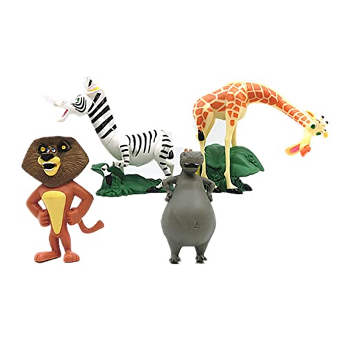 Madagaskar-Cartoon-Figuren, Sammelspielzeug, 78 cm, 4 Stück von BATTERUI