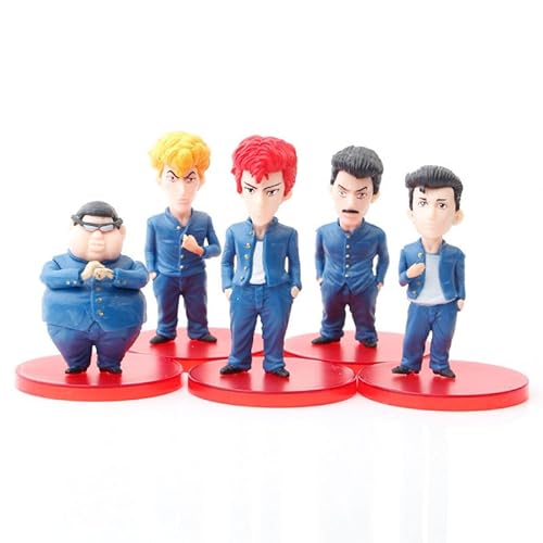 Slams Dunks Sakuragis Hanamichis Cartoon-Figuren, Sammelmodell, PVC-Spielzeug, Desktop-Ornamente, für Fans, Sammelmodell, 5 Stück von BATTERUI