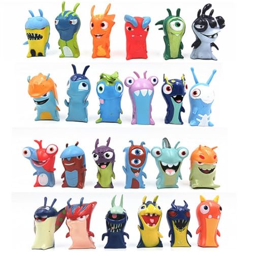 Slugterra Cartoon-Figuren, Sammelspielzeug, 45 cm, 24 Stück von BATTERUI