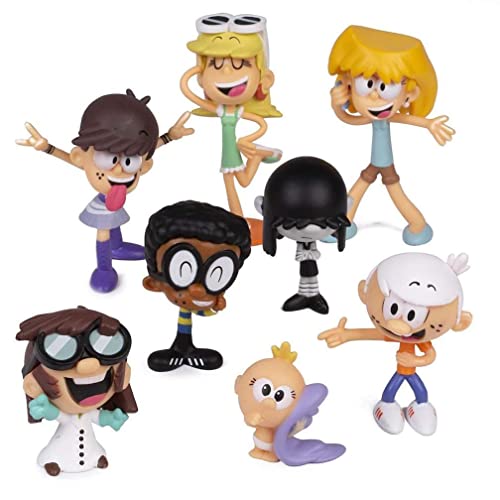 The Loud House Anime-Figuren, Sammelspielzeug, 8 Stück von BATTERUI