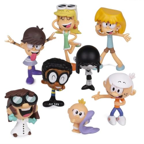 The Loud House Figuren, 8 Stück, niedliche Anime-Puppen-Kollektion von BATTERUI