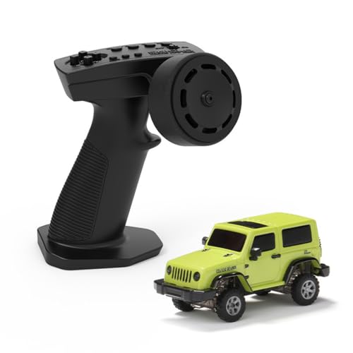 BAUBAUPLAY Ferngesteuertes Auto, 1:64 Maßstab RC Off-Road Car, 2.4G Vollproportional RC Fahrzeug Auto Spielzeug für Erwachsene - (RTR Standard Version) von BAUBAUPLAY