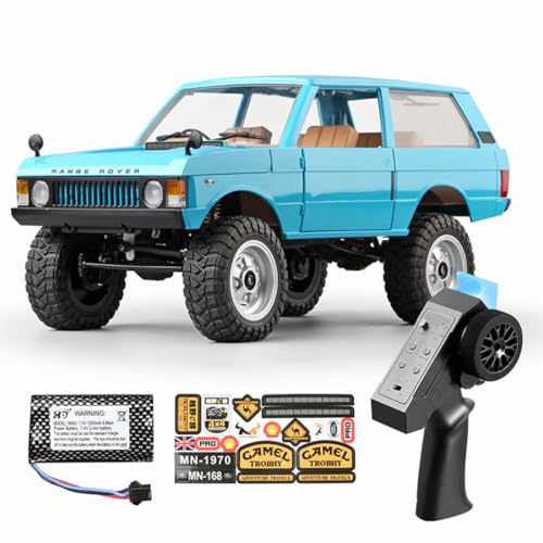 BAUBAUPLAY Ferngesteuertes Auto, MN-168 1/12 Maßstab RC Off-Road Car, 2.4G 4WD RC Fahrzeug Auto Spielzeug für Erwachsene RTR von BAUBAUPLAY