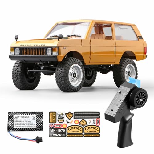 BAUBAUPLAY Ferngesteuertes Auto, MN-168 1/12 Maßstab RC Off-Road Car, 2.4G 4WD RC Fahrzeug Auto Spielzeug für Erwachsene RTR von BAUBAUPLAY