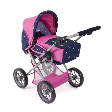 BAYER CHIC 2000 Kombi-Puppenwagen LENI Butterfly navy-pink von BAYER CHIC 2000