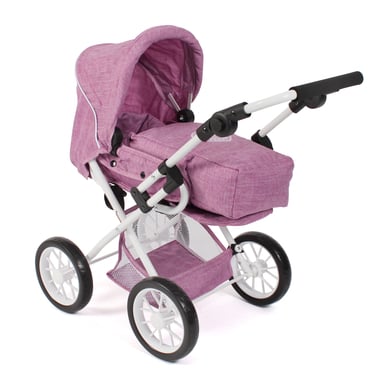 BAYER CHIC 2000 Kombi-Puppenwagen LENI Jeans pink von BAYER CHIC 2000