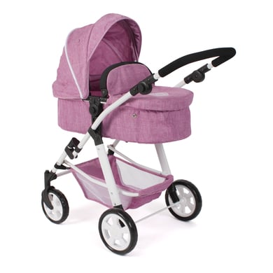 BAYER CHIC 2000 Kombi-Puppenwagen NELE Jeans pink von BAYER CHIC 2000