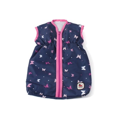 BAYER CHIC 2000 Puppen-Schlafsack Butterfly navy-pink von BAYER CHIC 2000