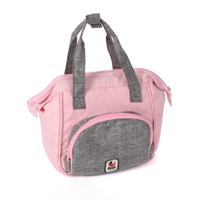 BAYER CHIC 2000 Puppen-Wickeltasche, grau-rosa von BAYER CHIC 2000