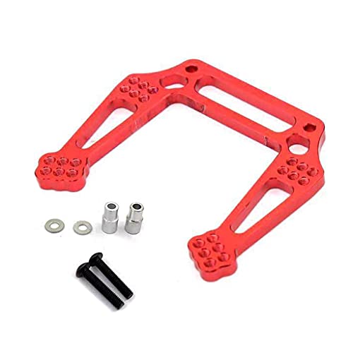 BAYORE (1 Satz) 1/10 Modellauto 2WD Metallmaterial Vorderradaufhängung Halterung Blau Fernbedienung Spielzeugteile Front Shock Tower Mount von BAYORE