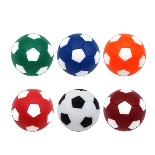 BAYORE 6 Stück Tischfußball Fußball Ersatzball Offizieller Tischspielball Offizieller 32-mm Tischfußballball Tischfußball Tischball Einfache Installation von BAYORE