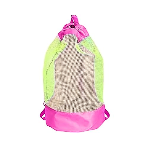 BAYORE Große Aufbewahrungstasche Strandspielzeug Sammlung Outdoor Sandspielspielzeug Kordelzug Umhängetasche Aufbewahrungsrucksack von BAYORE